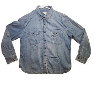 J. Crew Blue Casual Button Down Shirt